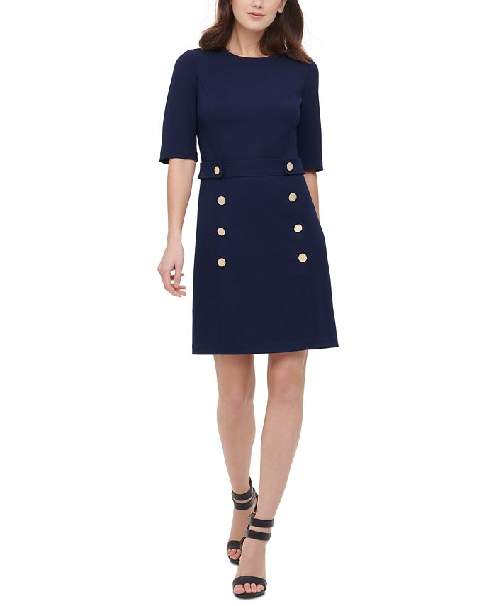 DKNY Embellished Sheath Dress - Macy's