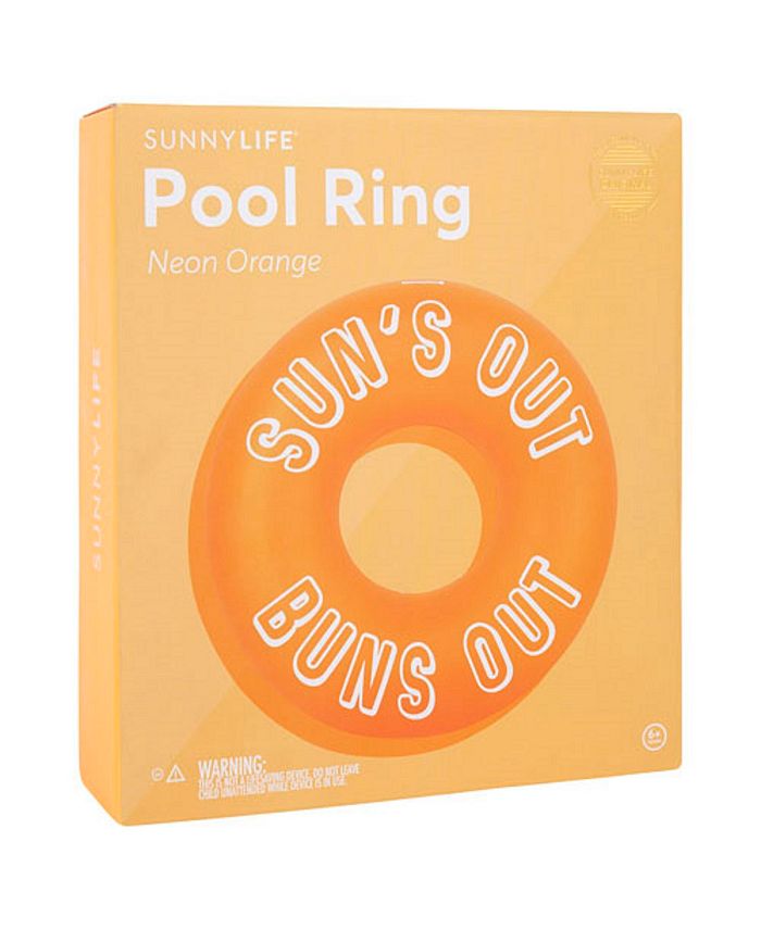 sunnylife glitter pool ring