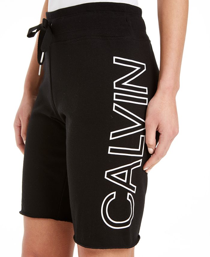 Calvin Klein Jeans Blue Cotton Bermuda Shorts