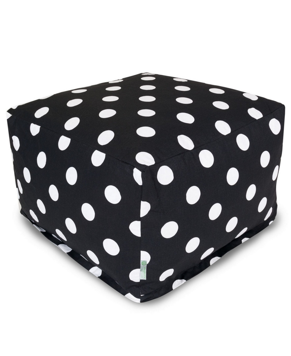UPC 859072102347 product image for Majestic Home Goods Large Polka Dot Ottoman Square Pouf 27