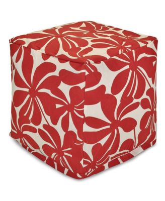 Pentation Ottoman Pouf Cube 17" x 17"