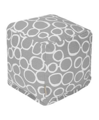 Fusion Ottoman Pouf Cube 17" x 17"