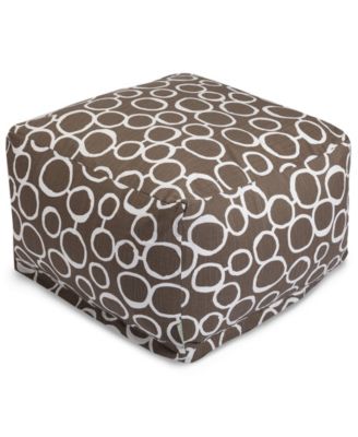 Fusion Ottoman Square Pouf 27" x 17"