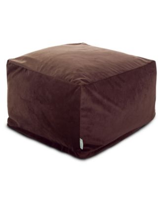 Polyester Ottoman Square Pouf 27" x 17"