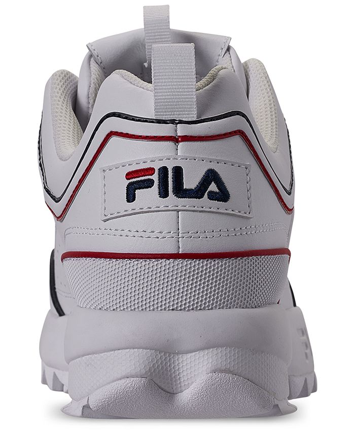 Fila Men's Disruptor II Contrast Piping Casual Athletic Sneakers from ...