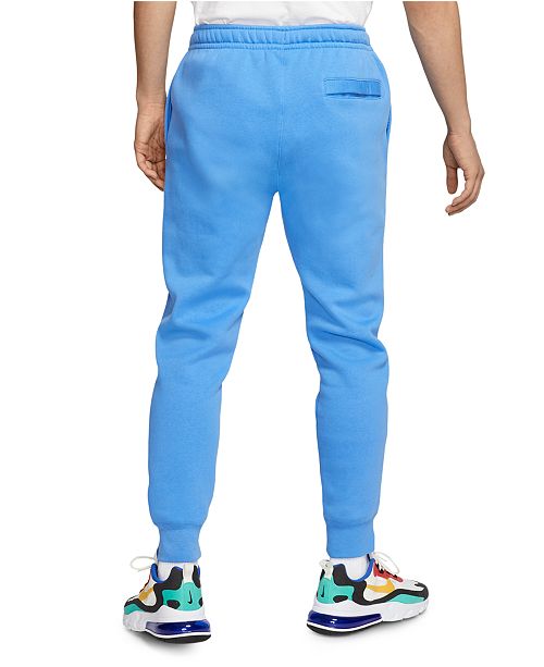 blue and red joggers