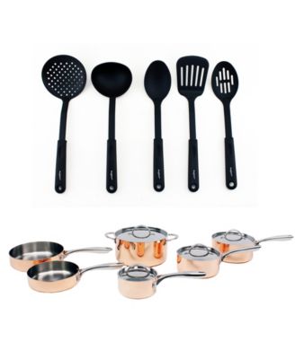 BergHOFF - Vintage Style Copper 15-Pc. Cookware Set with Utensils