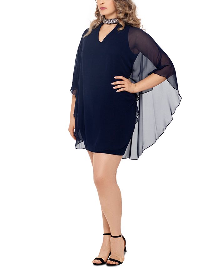 Macy xscape store plus size dress