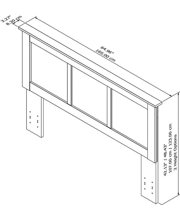 Kathy Ireland Home by Bush Furniture River Brook Full/Queen Size