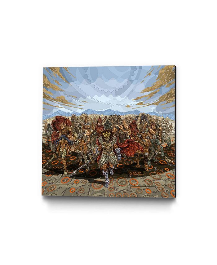 Eyes On Walls HrFm King Deluxe Year Two Museum Mounted Canvas 24" x 24