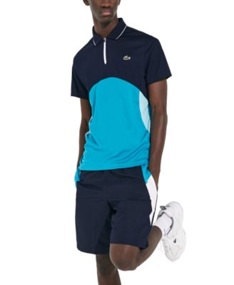 lacoste zip polo