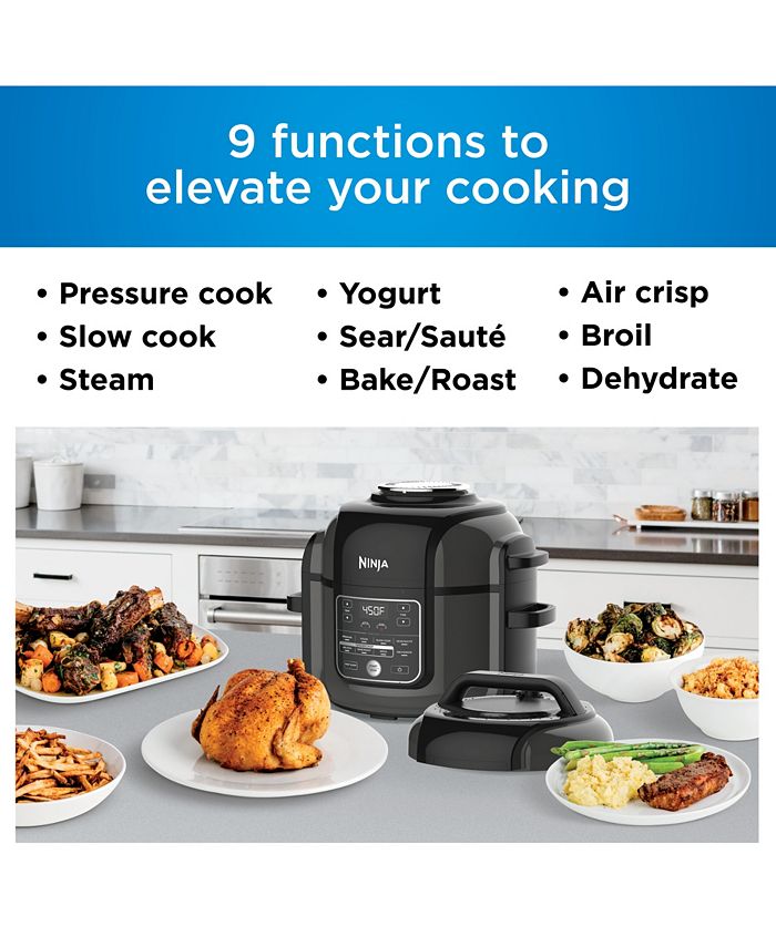 Ninja Foodi™ 9in1 6.5QT Pressure Cooker & Air Fryer with High Gloss