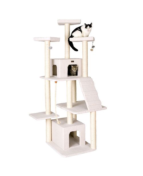 Armarkat Classic Cat Tree Multi Levels With Ramp 3 Perches Rope