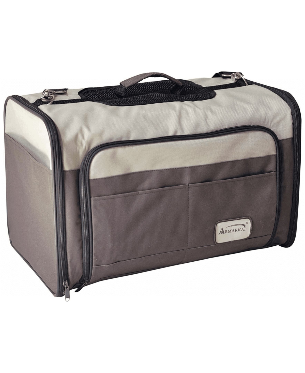 AirlIne Approved Pet Carrier, Soft Sided Pet Travel Carrier 4 Sides Expandable Cat Carrier With Fleece Pad for Cats, Puppy and Small Dogs PC1