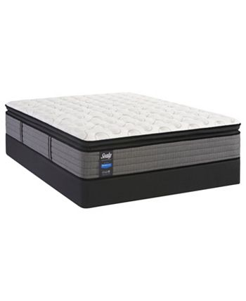 Sealy posturepedic plus shore drive 14 plush euro shop pillowtop mattress