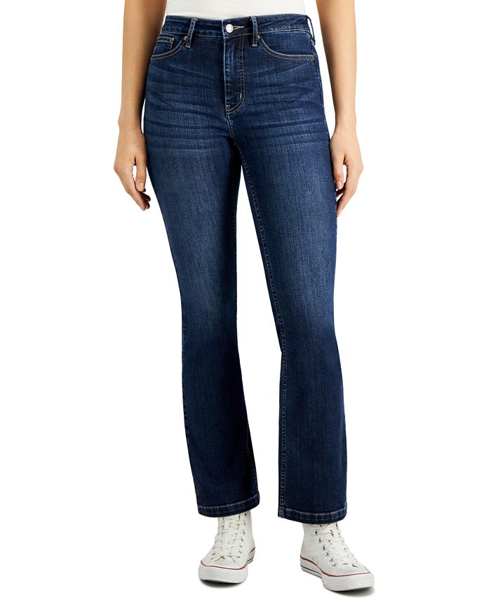 Calvin Klein Jeans High-Rise Tummy-Control Bootcut Jeans - Macy's