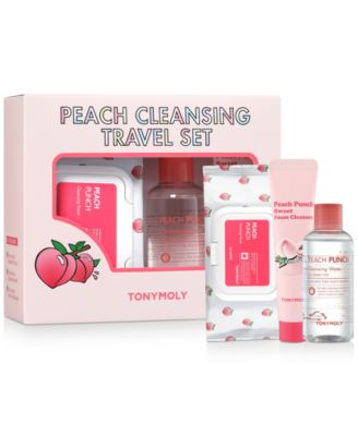TONYMOLY - 3-Pc. Peach Cleansing Travel Set