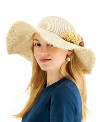 Inc Pom-pom Floppy Hat, Created For Macy's - Macy's