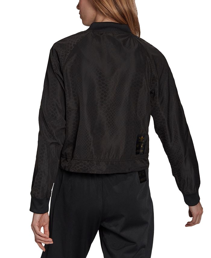adidas Women's Snake-Print Track Jacket - Macy's
