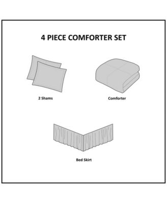 Coastline 4-Pc. Comforter Set, Queen