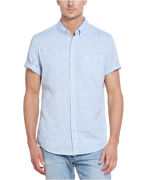 Weatherproof Vintage Men S Eton Linen Cotton Shirt Reviews