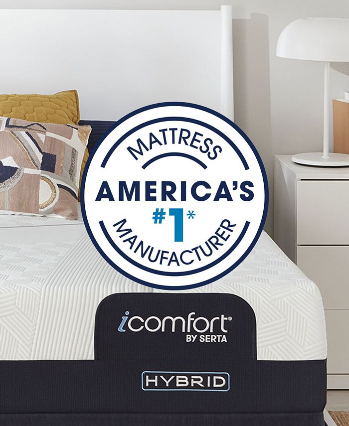 Serta by CF 1000 12" Hybrid Medium Firm Mattress Set Queen