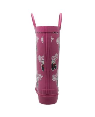 Toddler Girls Big Rubber Boots