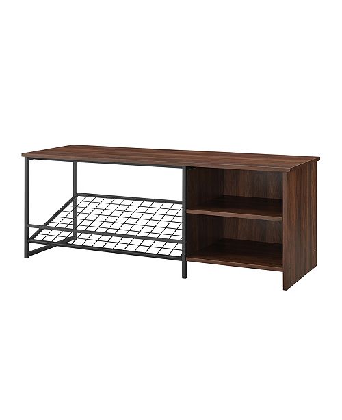 Entry Bench With Shoe Storage