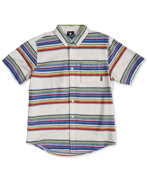 Lrg Men S Spectrum Striped Shirt Reviews Casual Button Down