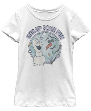Big Girls Frozen 2 Feeling Fly Short Sleeve T-shirt