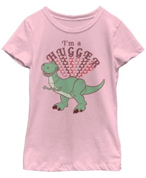 Big Girls Toy Story 1-3 Hugger Rex Short Sleeve T-shirt