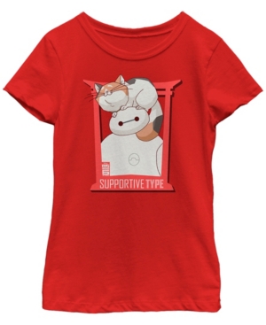Big Girls Big Hero Six Series Supportive Type Short Sleeve T-shirt