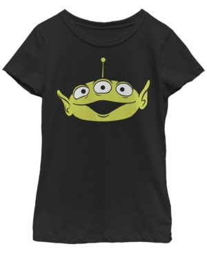 Big Girls Toy Story 1-3 Alien Big Face Short Sleeve T-shirt