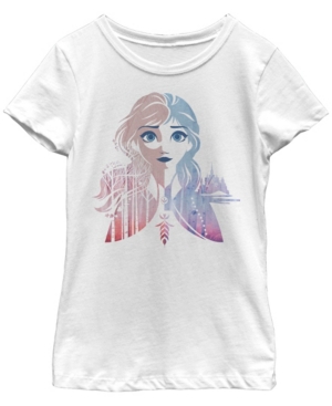 Big Girls Frozen 2 Anna Seasons Short Sleeve T-shirt