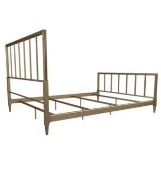 CosmoLiving By Cosmopolitan Blair Brass Metal Bed, Full