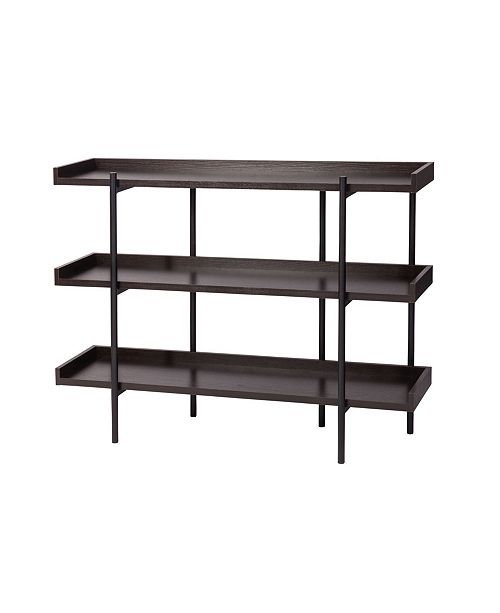 Onespace Modern Etagere Wood And Steel 3 Shelf Display Reviews