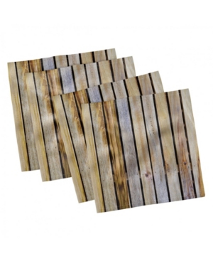 Ambesonne Rustic Set of 4 Napkins 12