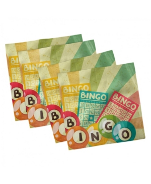 Ambesonne Vintage-Like Set of 4 Napkins 12