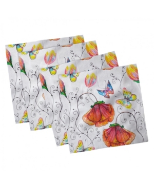 Ambesonne Nature Set of 4 Napkins 12