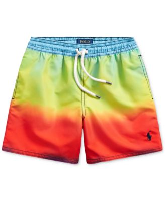 macys polo swim trunks