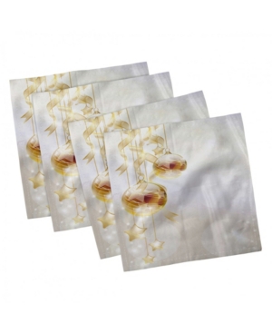 Ambesonne Christmas Set of 4 Napkins 12
