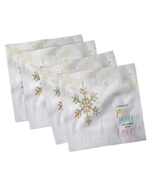 Ambesonne Joy Set of 4 Napkins 12