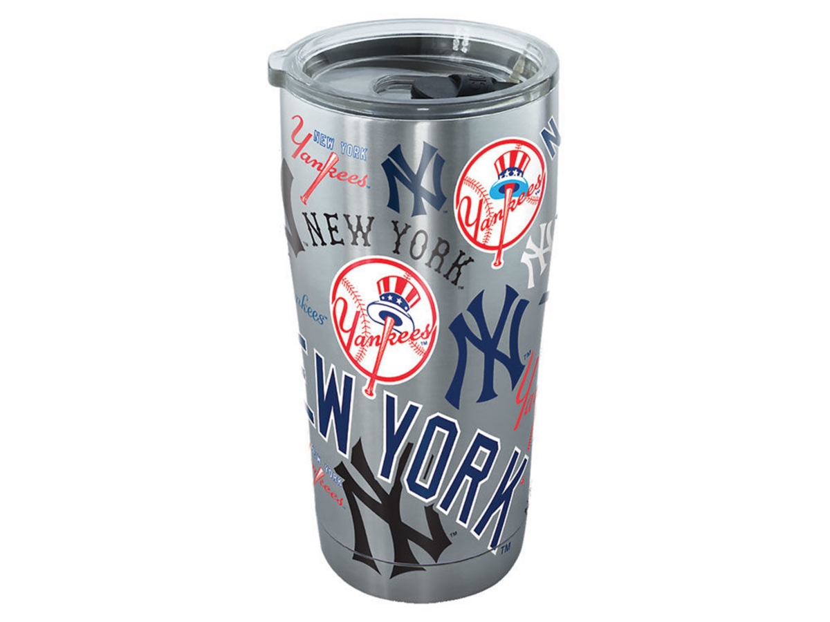 Tervis Tumbler New York Yankees 20-oz. All Over Stainless Steel Tumbler In Navy,silver