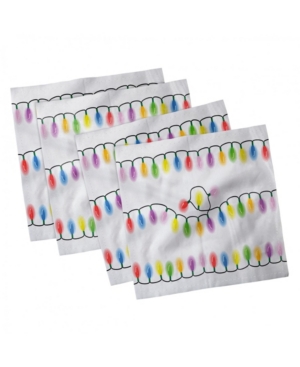 Ambesonne Christmas Set of 4 Napkins 12