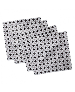 Ambesonne Mid Century Set of 4 Napkins 12
