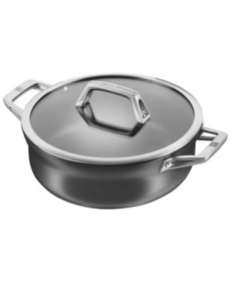 J.A. Henckels - Zwilling  Motion Aluminum Hard Anodized Nonstick 4-Qt. Chef's Pan