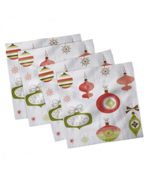 Ambesonne Christmas Set of 4 Napkins 12
