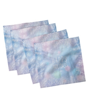 Ambesonne Christmas Set of 4 Napkins 12