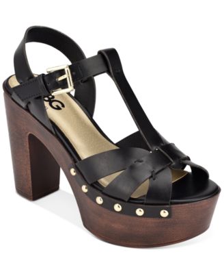 GBG Los Angeles - Jinnie Rio Maple Platform Sandals