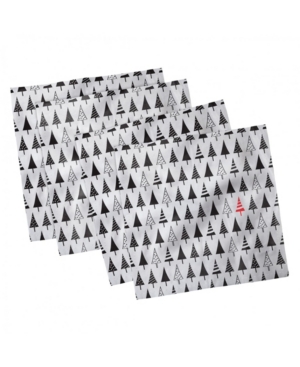 Ambesonne Christmas Set of 4 Napkins 18